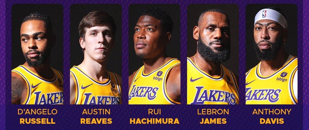 Os 5 starters dos LA Lakers (basketballnews.com)