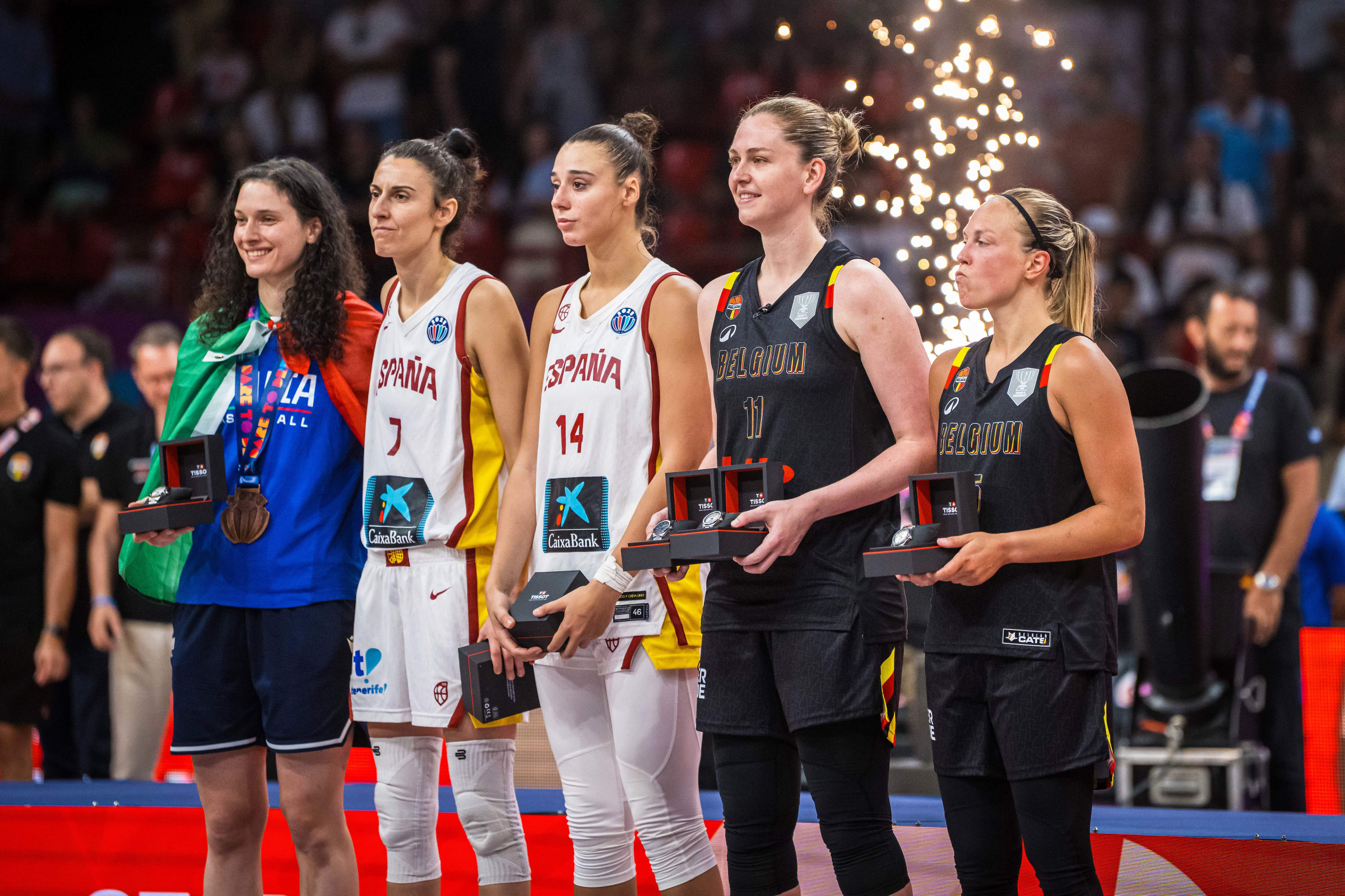 O quinteto to Eurobasket 2025 (Foto: FIBA)