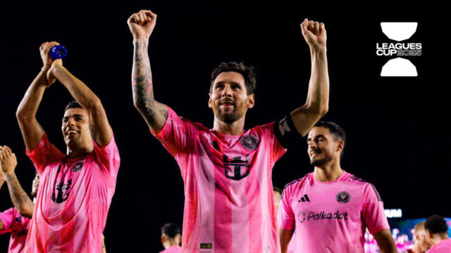 Lionel Messi e Luis Suárez, que lideraram o ataque do Inter Miami (Foto: Leagues Cup)