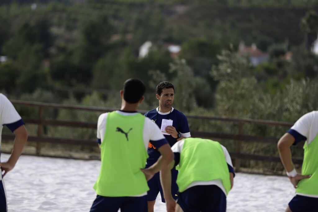 A estreia dos sub-20 de futebol de praia